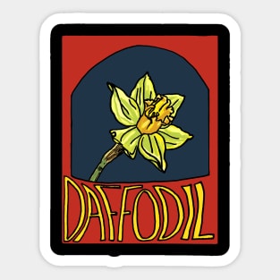 Daffodil Sticker